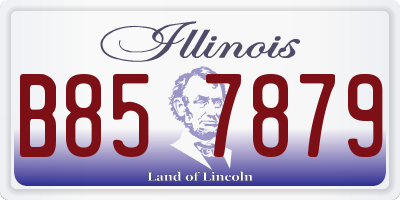 IL license plate B857879