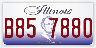 IL license plate B857880