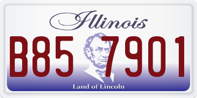 IL license plate B857901