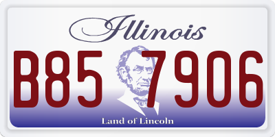 IL license plate B857906