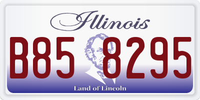 IL license plate B858295
