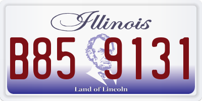 IL license plate B859131
