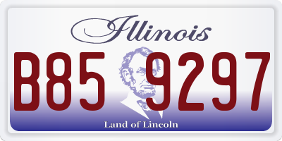 IL license plate B859297