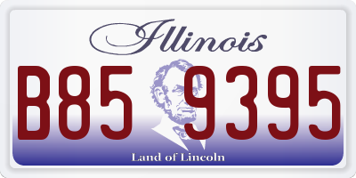IL license plate B859395