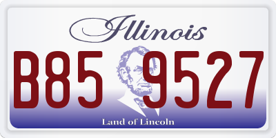 IL license plate B859527