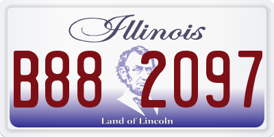 IL license plate B882097