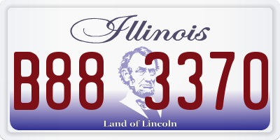 IL license plate B883370