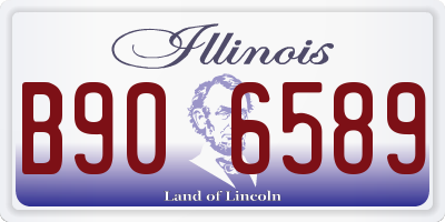 IL license plate B906589