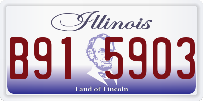 IL license plate B915903
