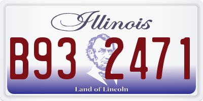 IL license plate B932471