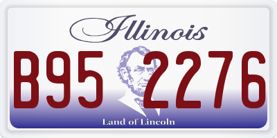 IL license plate B952276