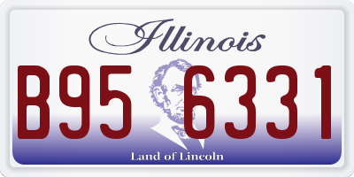 IL license plate B956331