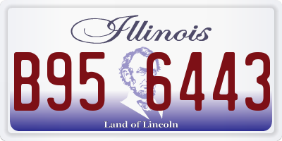 IL license plate B956443