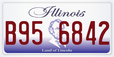 IL license plate B956842