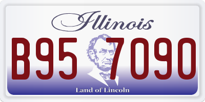 IL license plate B957090
