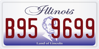 IL license plate B959699