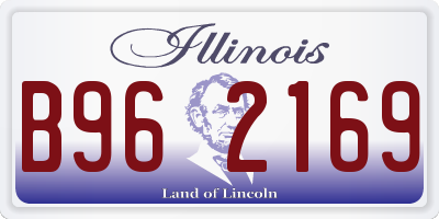 IL license plate B962169