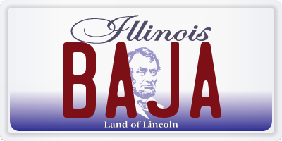 IL license plate BAJA