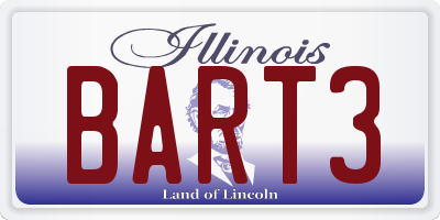 IL license plate BART3