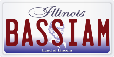 IL license plate BASSIAM