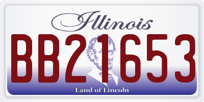 IL license plate BB21653