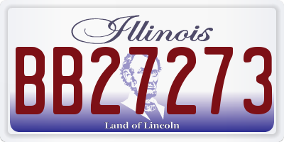 IL license plate BB27273