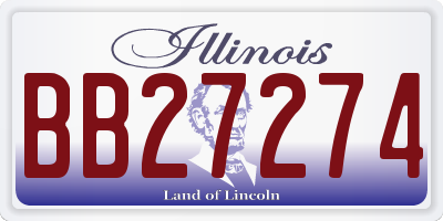 IL license plate BB27274