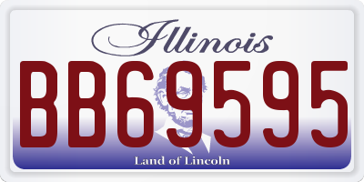 IL license plate BB69595