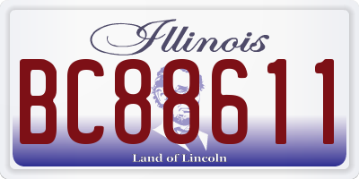 IL license plate BC88611