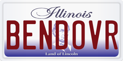 IL license plate BENDOVR