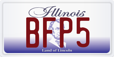 IL license plate BFP5