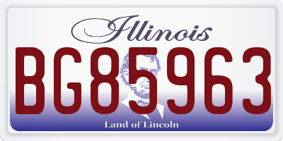 IL license plate BG85963