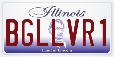 IL license plate BGLLVR1