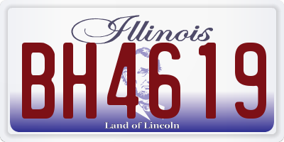 IL license plate BH4619