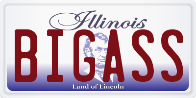 IL license plate BIGASS