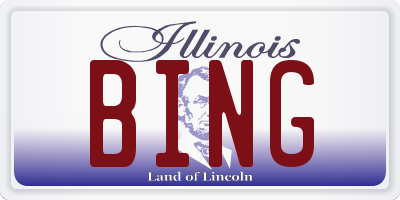 IL license plate BING