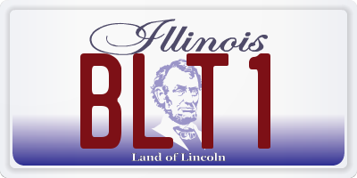 IL license plate BLT1