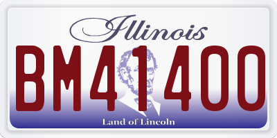 IL license plate BM41400