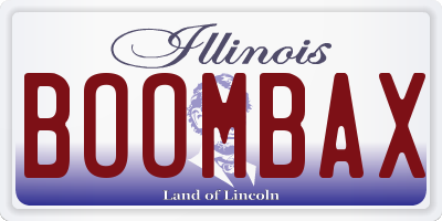 IL license plate BOOMBAX