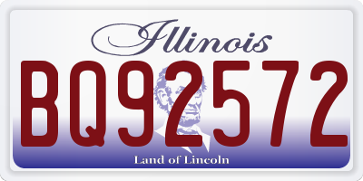 IL license plate BQ92572