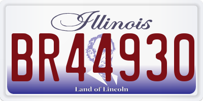 IL license plate BR44930