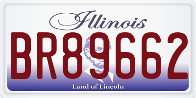 IL license plate BR89662