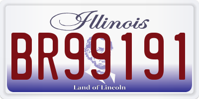 IL license plate BR99191