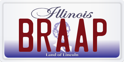 IL license plate BRAAP