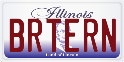 IL license plate BRTERN