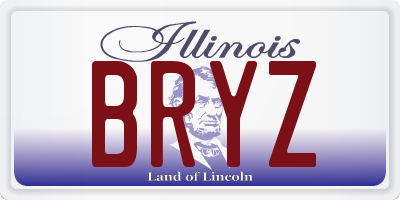 IL license plate BRYZ