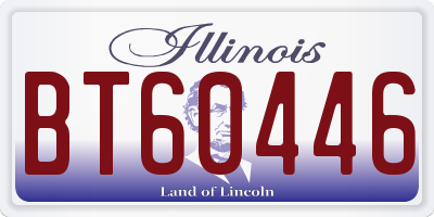 IL license plate BT60446