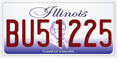 IL license plate BU51225