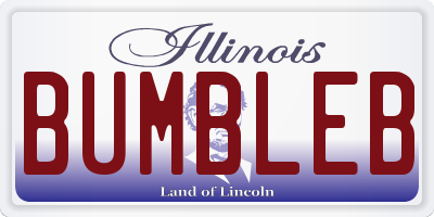 IL license plate BUMBLEB