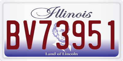 IL license plate BV73951